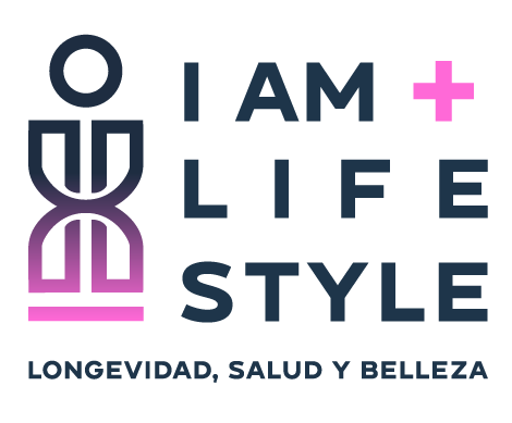 Logotipo principal a color de la marca IAM+LIFESTYLE